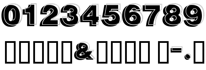 GautsMotelUpperRight Font OTHER CHARS