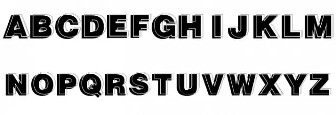 GautsMotelUpperRight Шрифта ВЕРХНИЙ