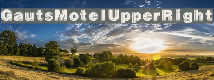 GautsMotelUpperRight Font examples