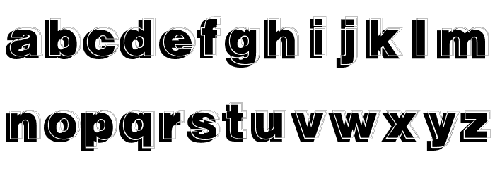 GautsMotelUpperRight Font LOWERCASE