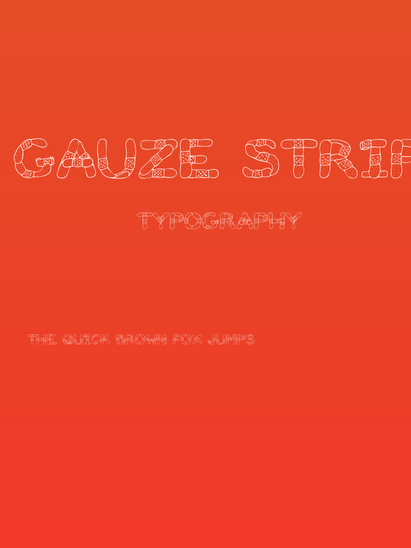 Gauze Strips Poster
