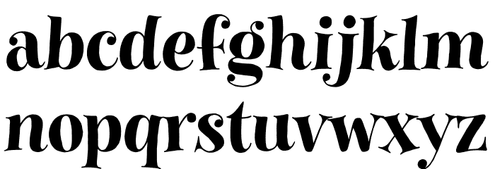 Gavabon-Clean Font LOWERCASE