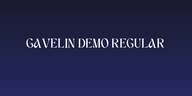 Gavelin Demo Regular Social Header