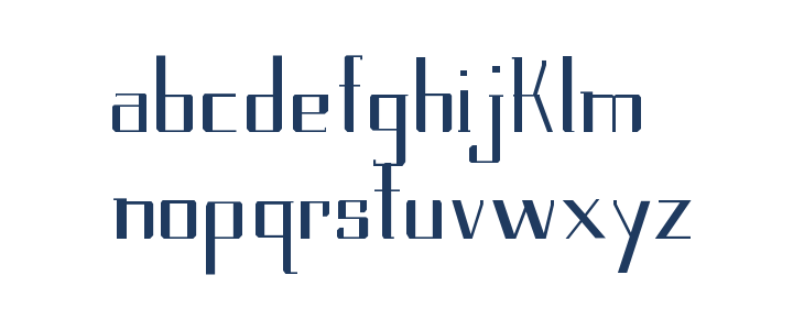 Gavetica Lowercase