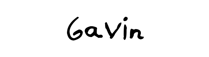 Gavin  नि: शुल्क फ़ॉन्ट्स डाउनलोड