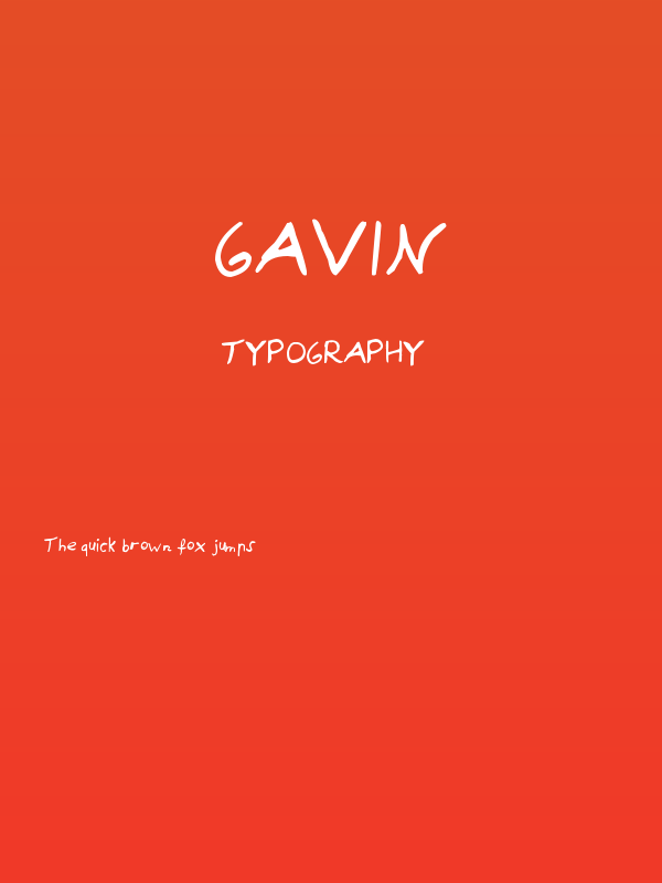Gavin Poster