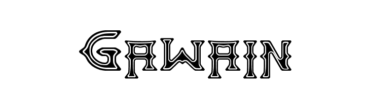 Gawain  Frei Schriftart Herunterladen