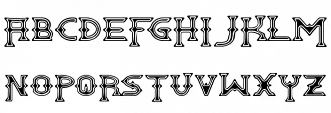 Gawain Schriftart Groß