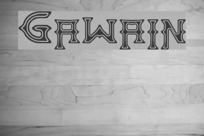 Gawain Schriftart examples
