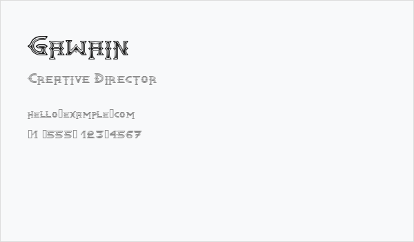 Gawain Business Card