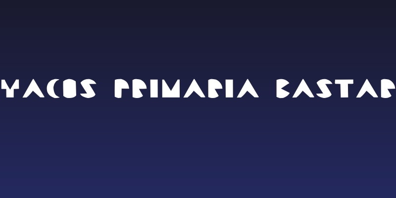 Gayacos Primaria Bastarda Social Header