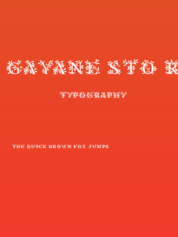 Gayane StO Regular Poster