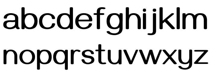 Gayathri Bold Font LOWERCASE
