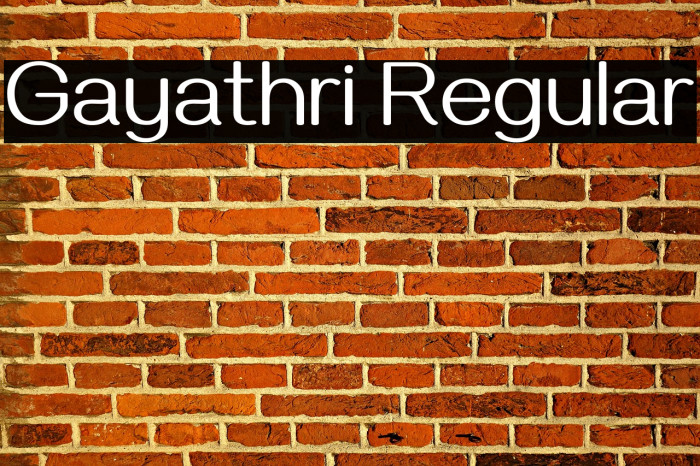 Gayathri Regular Example 2