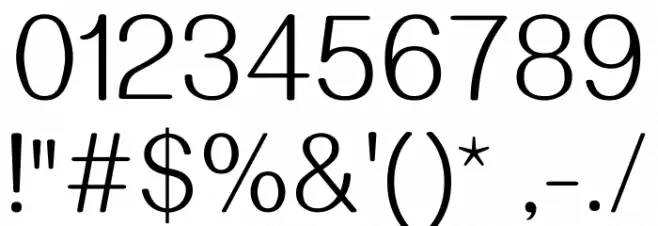 Gayathri Thin Font OTHER CHARS