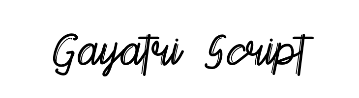 Gayatri Script  नि: शुल्क फ़ॉन्ट्स डाउनलोड