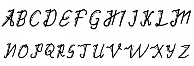Gayatri Script Polices MAJUSCULES
