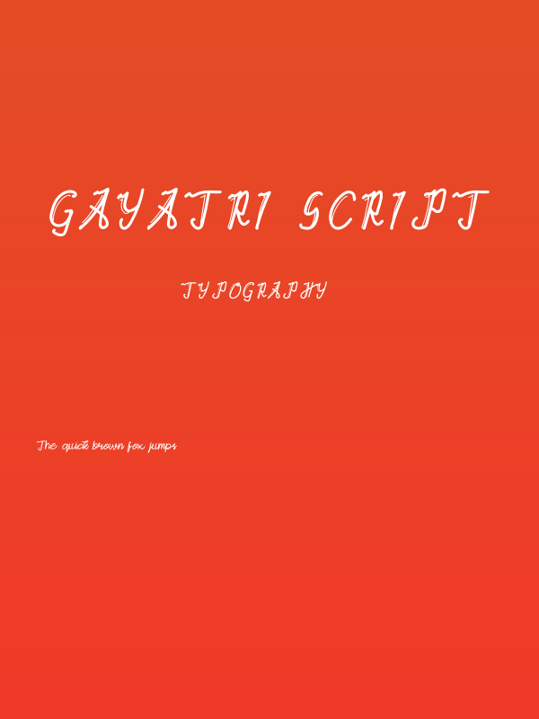 Gayatri Script Poster