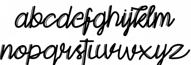 Gayatri Script Fuentes MINÚSCULAS