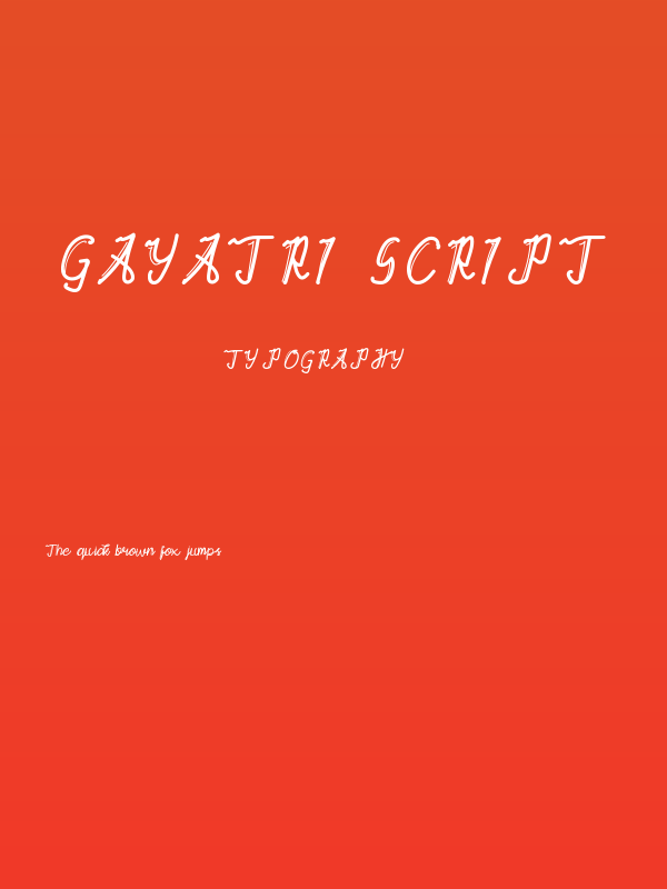 Gayatri Script Poster