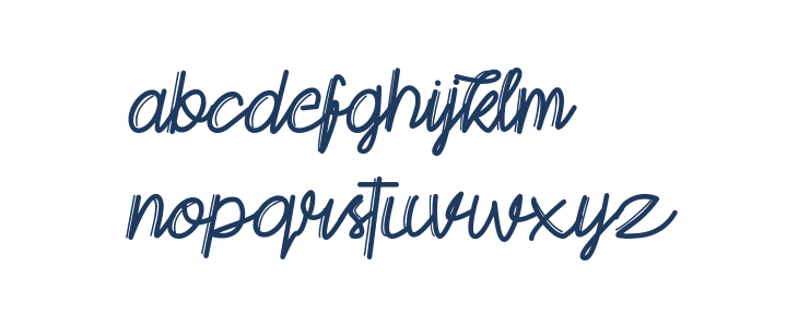 Gayatri Script Lowercase