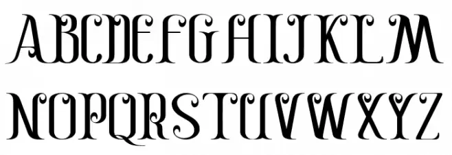 Gayatri Font UPPERCASE
