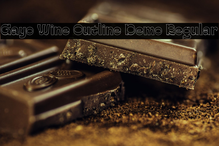 Gayo Wine Outline Demo Regular Example 2