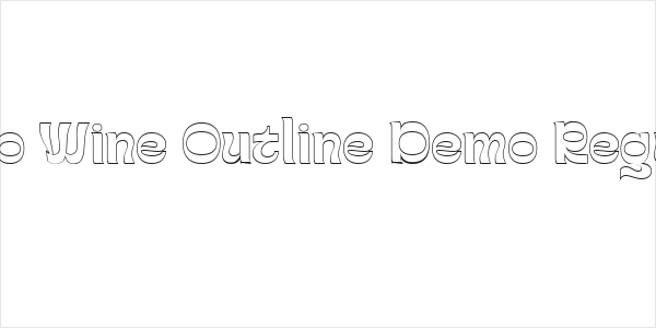 Gayo Wine Outline Demo Regular Logo