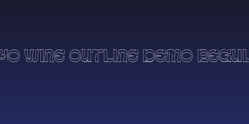 Gayo Wine Outline Demo Regular Social Header