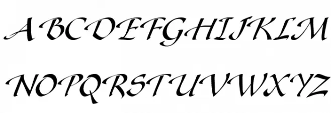 Gaze Italic Polices MAJUSCULES