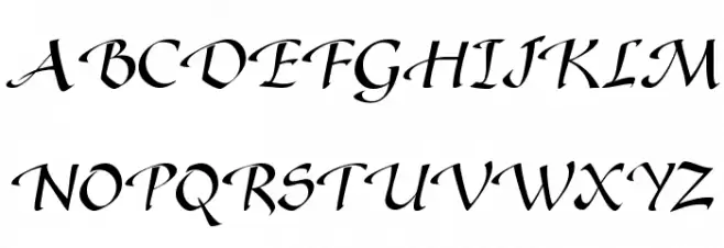 Gaze Normal フォント 大文字