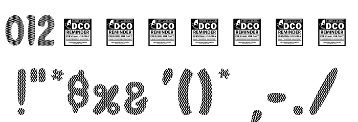 Gazebo Bamboo_PersonalUseOnly Font OTHER CHARS