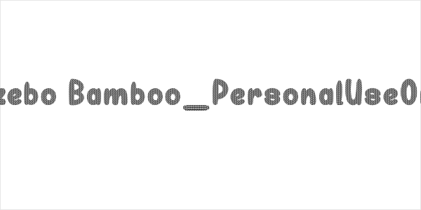 Gazebo Bamboo_PersonalUseOnly Logo