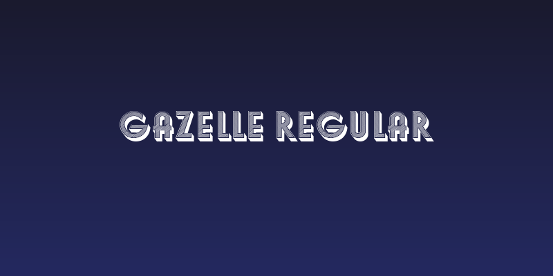 Gazelle Regular Social Header