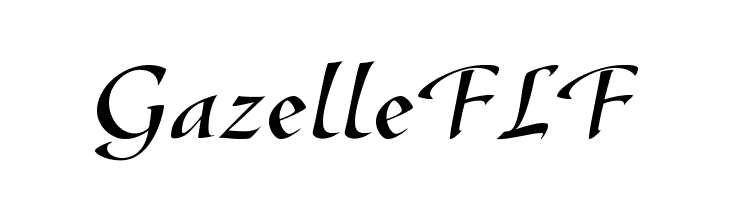 GazelleFLF Font