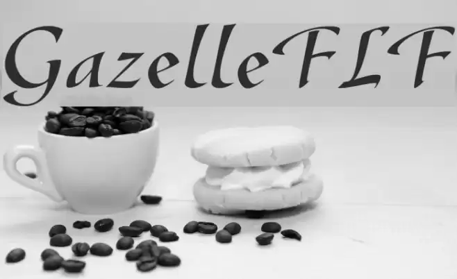 GazelleFLF Font examples