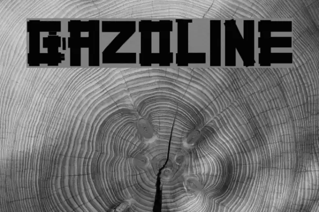 Gazoline Font examples