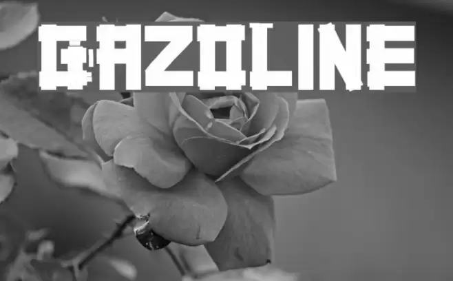 Gazoline Font examples