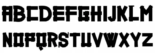 Gazoline Font LOWERCASE