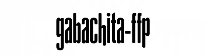 gAbAcHiTA-FFP  Frei Schriftart Herunterladen