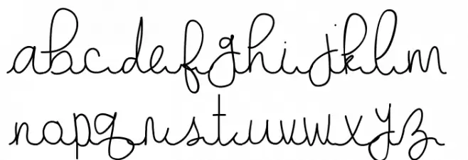 gabbishandwriting Fuentes MINÚSCULAS