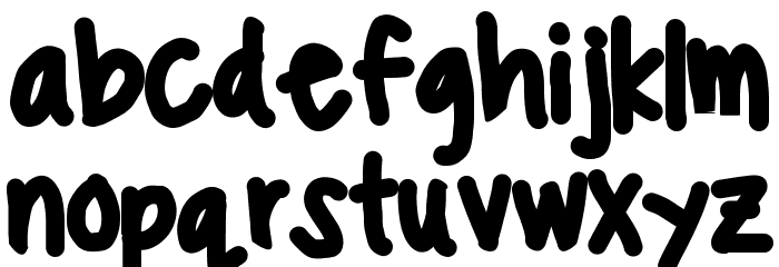 gabeethegoomba Font LOWERCASE