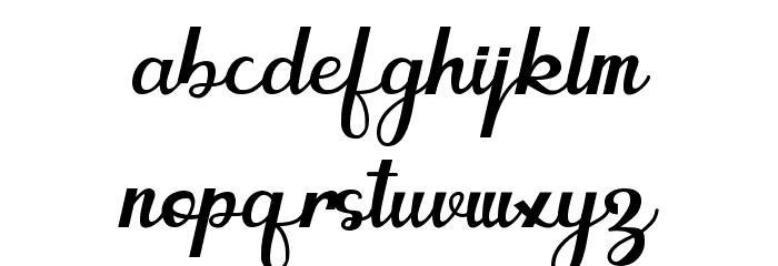 gabriella - Personal Use Font LOWERCASE