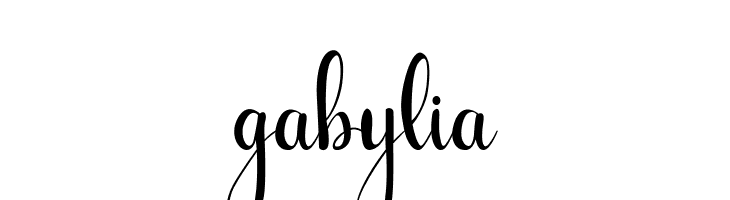 gabylia  नि: शुल्क फ़ॉन्ट्स डाउनलोड