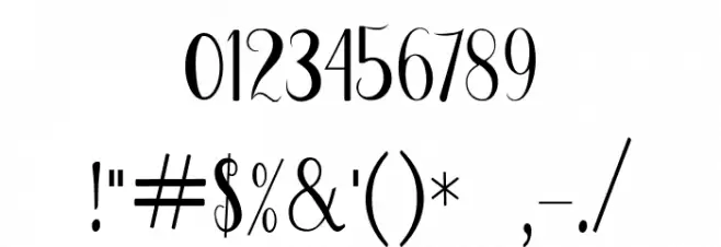 gabylia Font OTHER CHARS