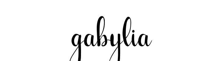 gabylia  नि: शुल्क फ़ॉन्ट्स डाउनलोड