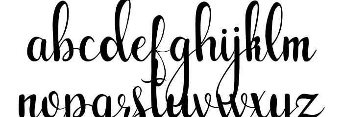 gabylia Font LOWERCASE