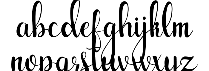 gabylia Font LOWERCASE