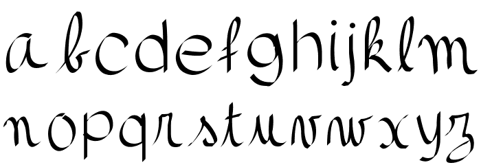 gaellefont403 Font LOWERCASE