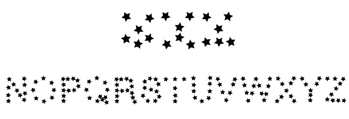 gaellestar Font LOWERCASE